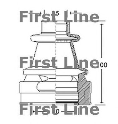 FIRST LINE fcb2772 -  Пыльник, приводной вал